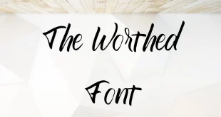 The Worthed Font