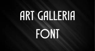 Art Galleria Font