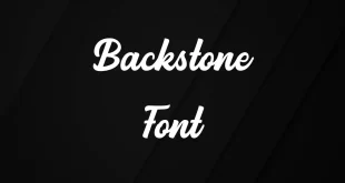 Backstone Font