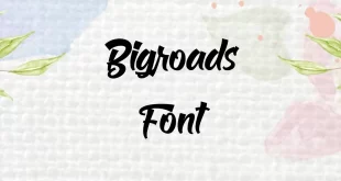 Bigroads Font