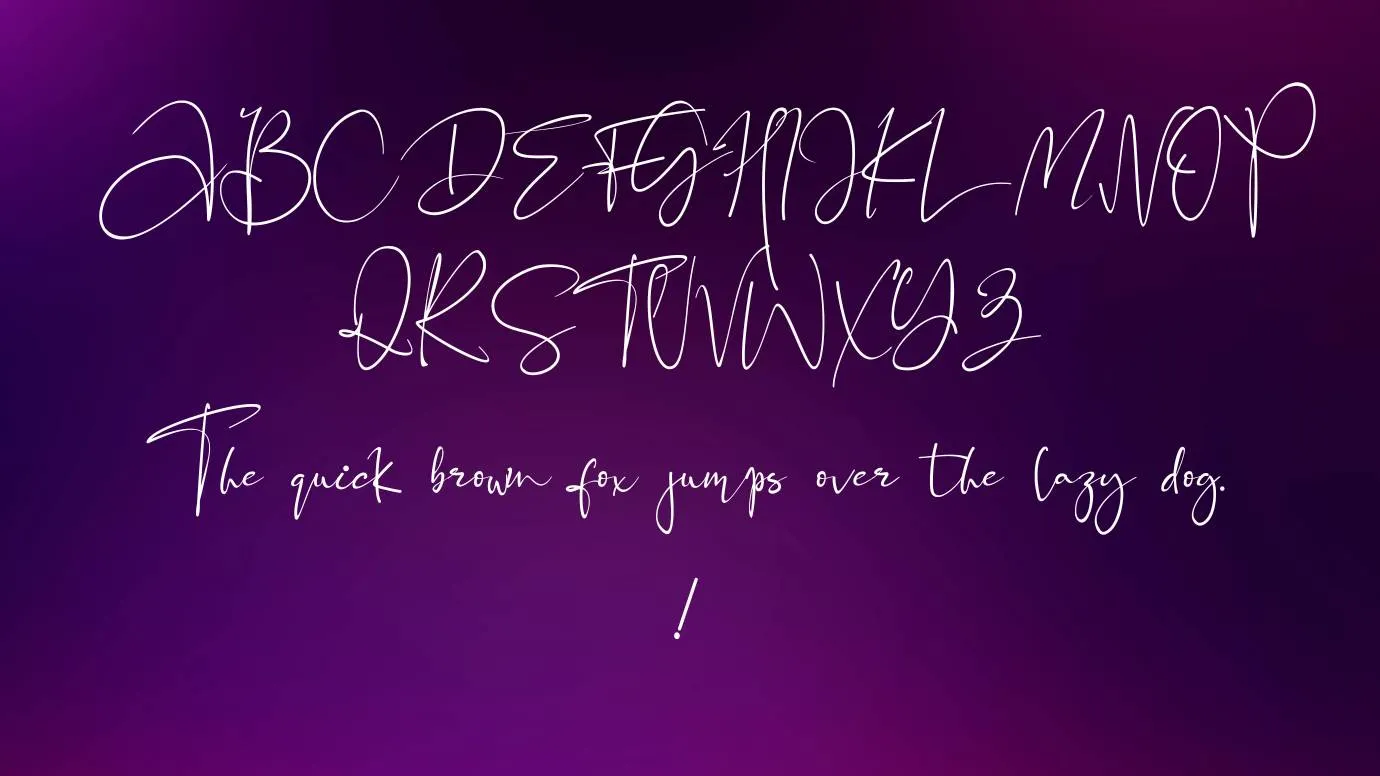 Black Pink Signature Font