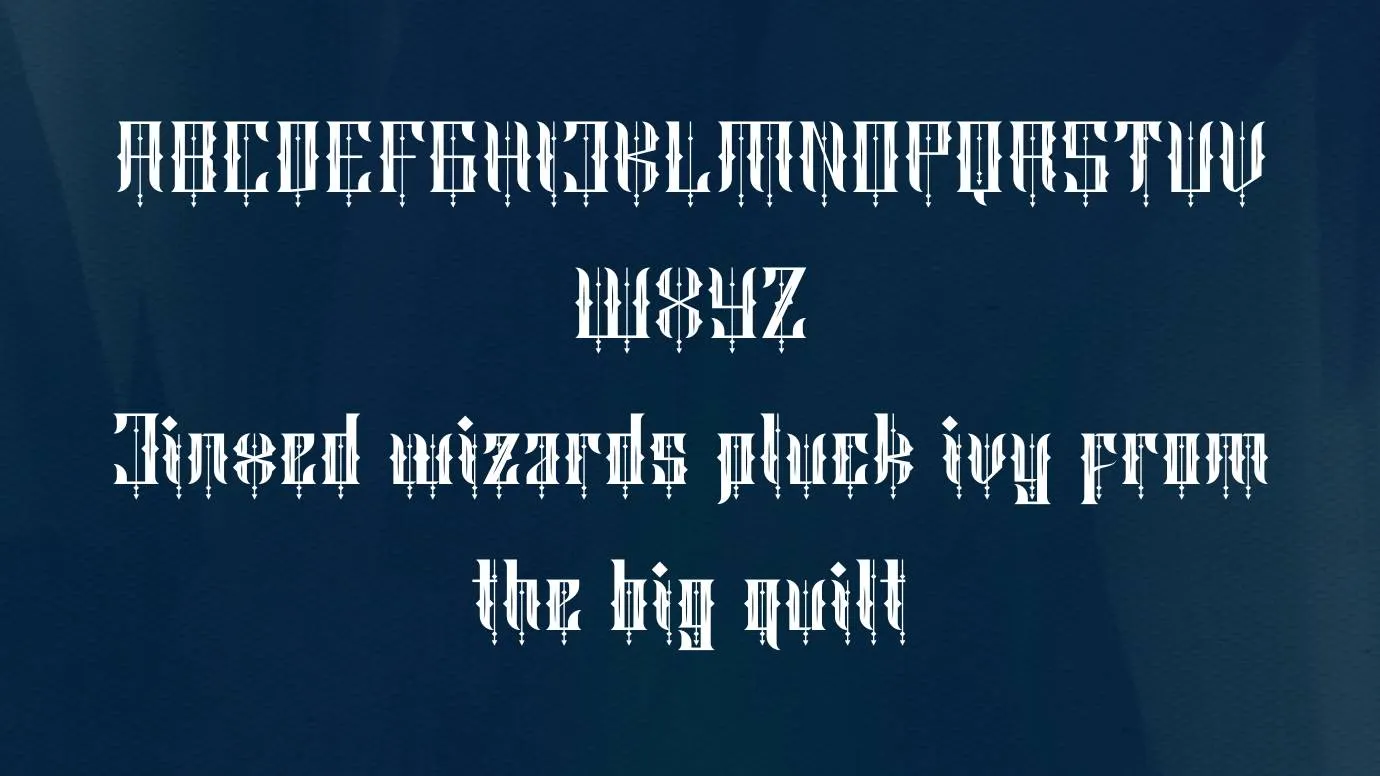 Black Sting Font