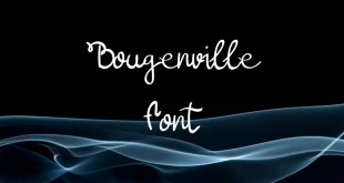 Bougenville Font