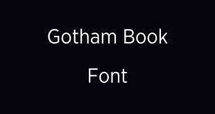 Gotham Book Font