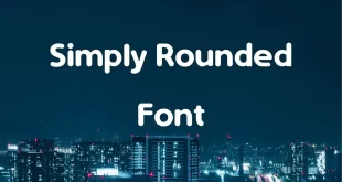 Simply Rounded Font