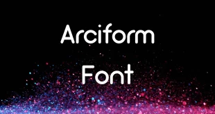 Arciform Font