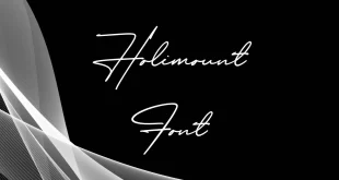 Holimount Font