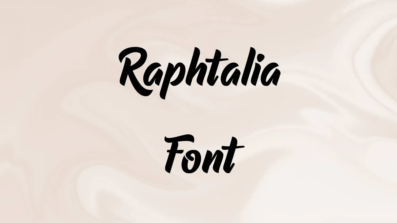 Raphtalia Font