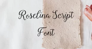 Roselina Script Font