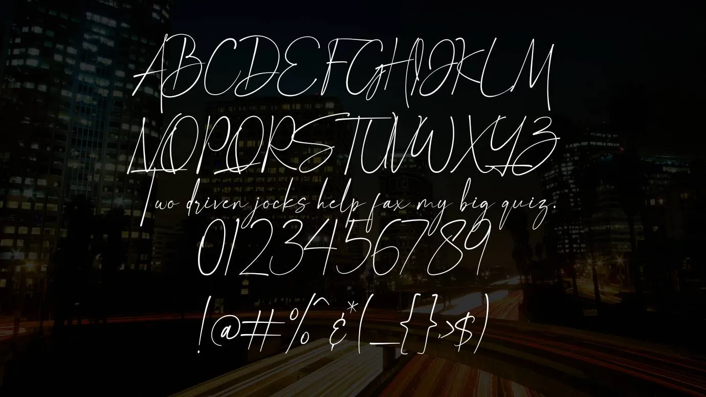 Signature Moments Font