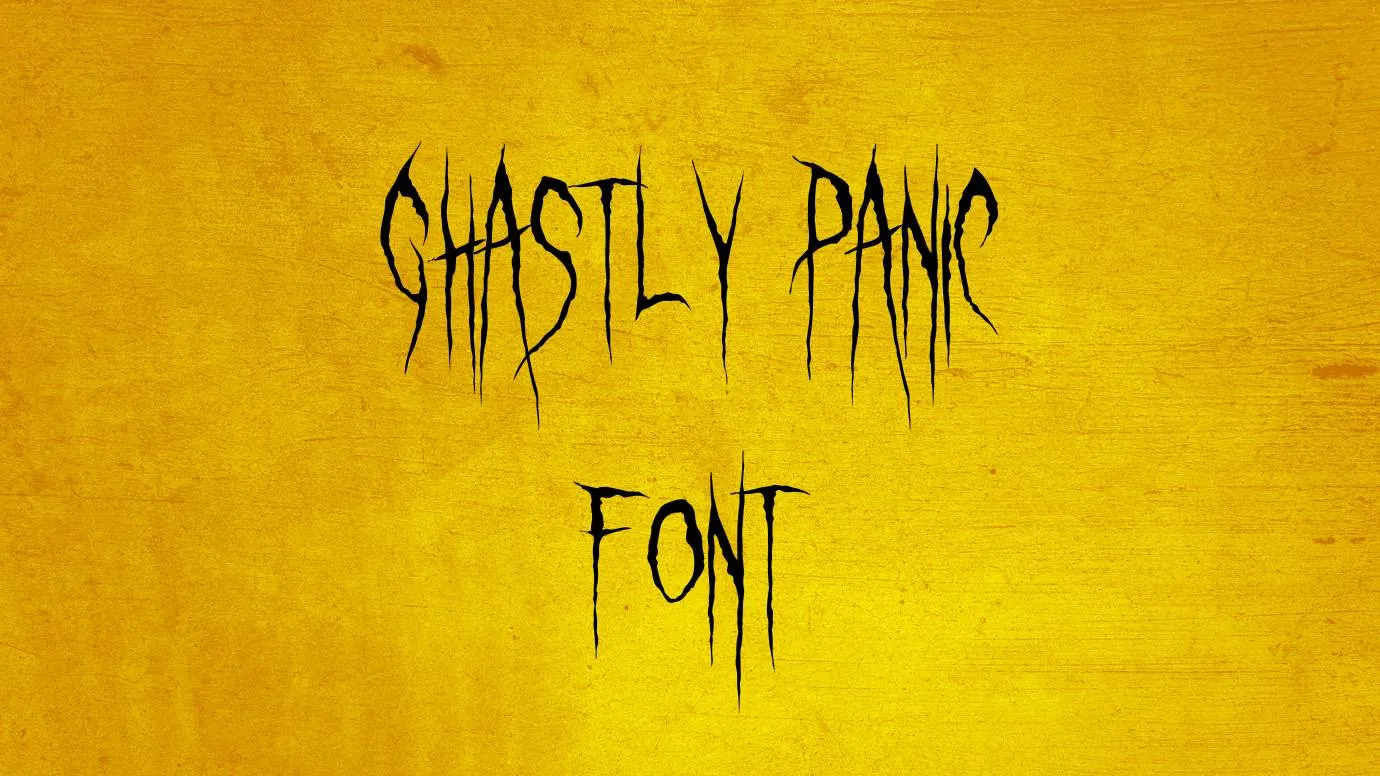 Ghastly Panic Font
