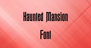 Haunted Mansion Font