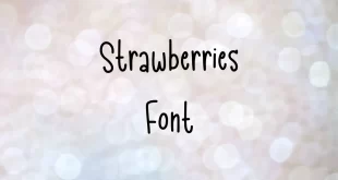 Strawberries Font