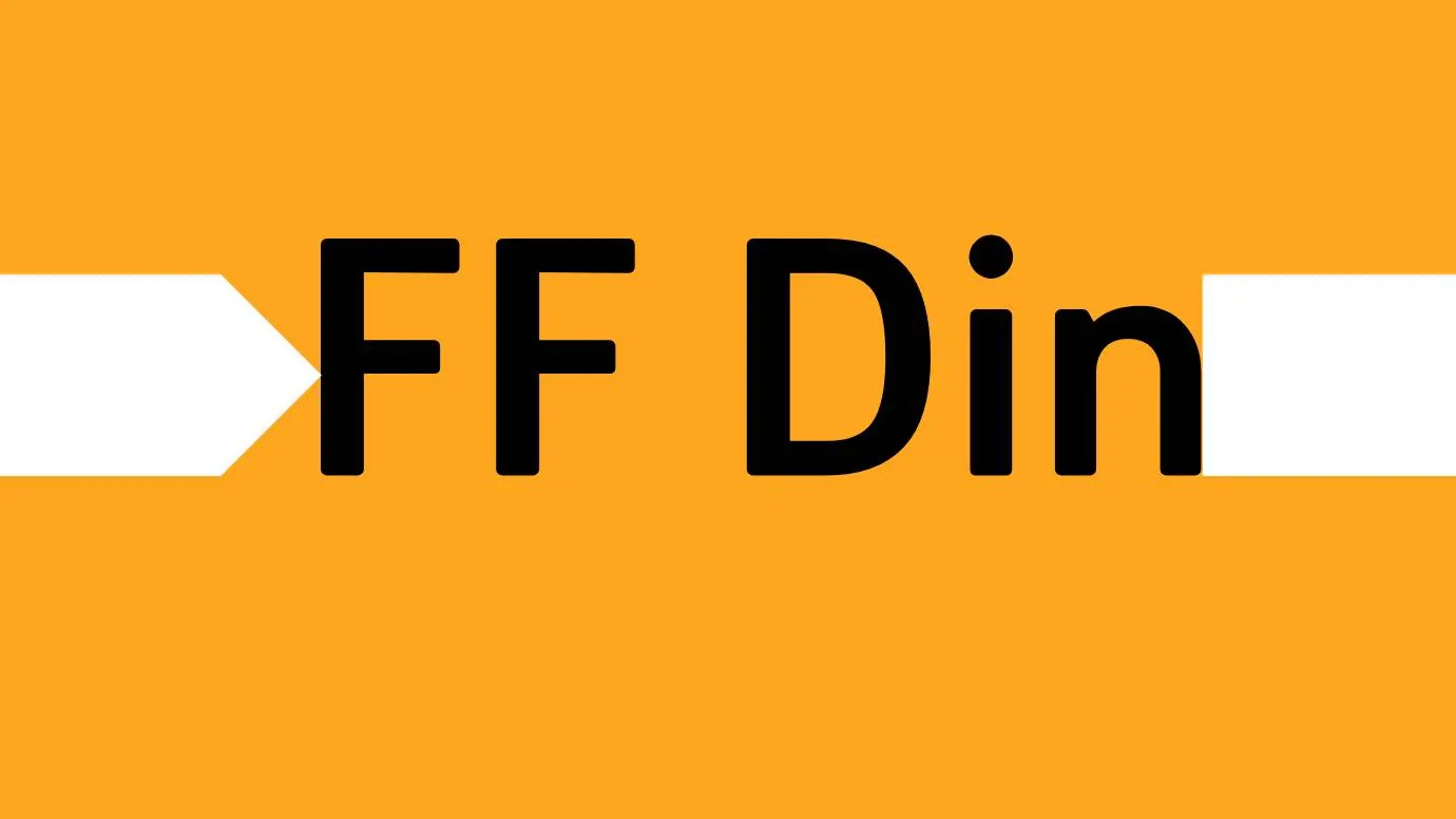 FF Din font - FF DIN Font Family