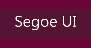 Segoe Ui Font