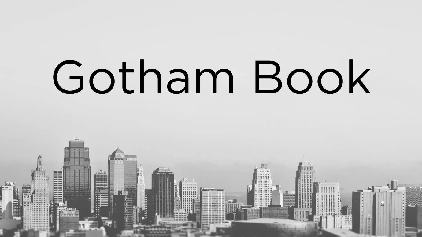 gotham book font - Gotham Book Font