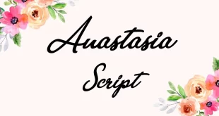 Anastasia Script Font