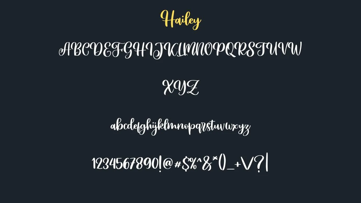 Hailey Font