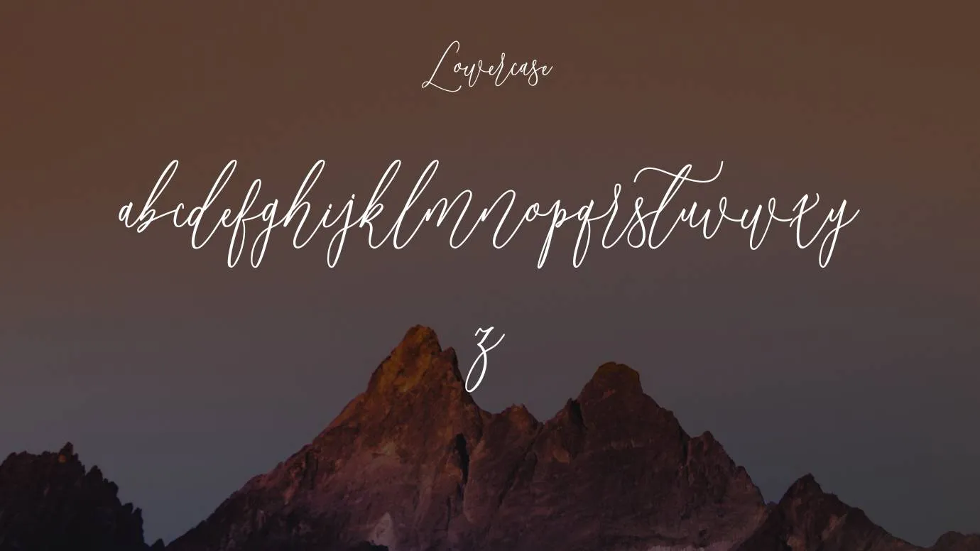 Memories Script Font