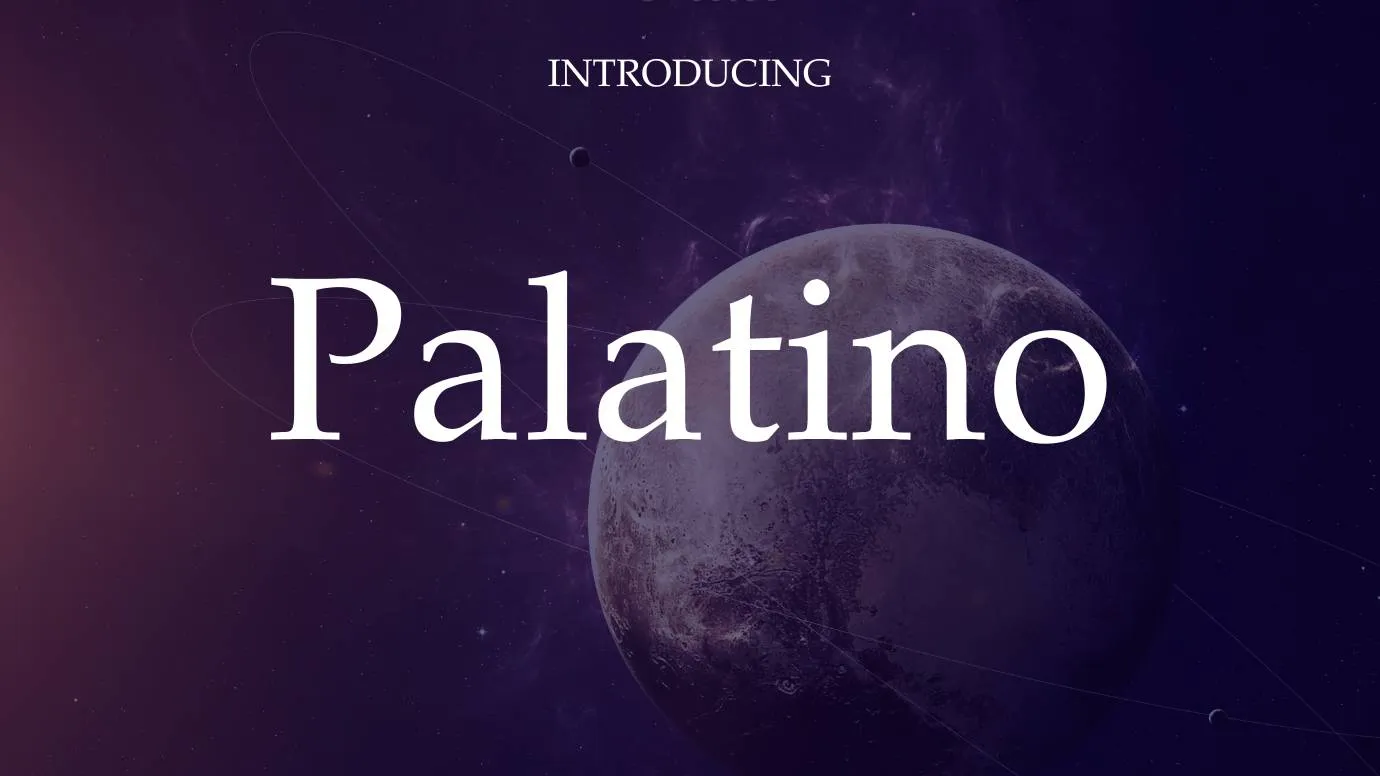 Palatino Font - Palatino Font Family