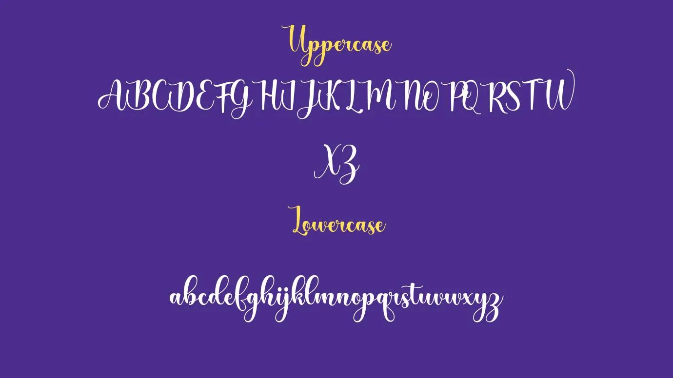 The Purple Love Font