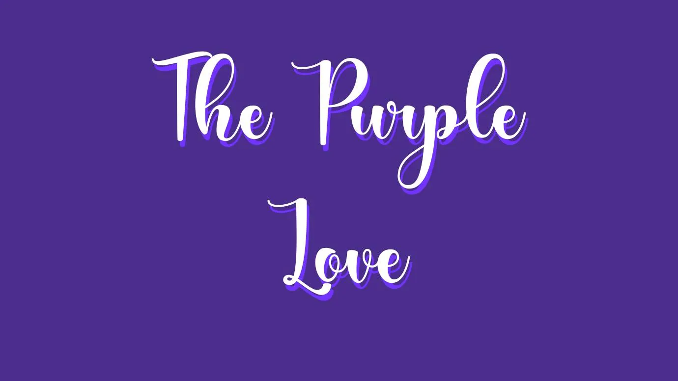 The Purple Love Font