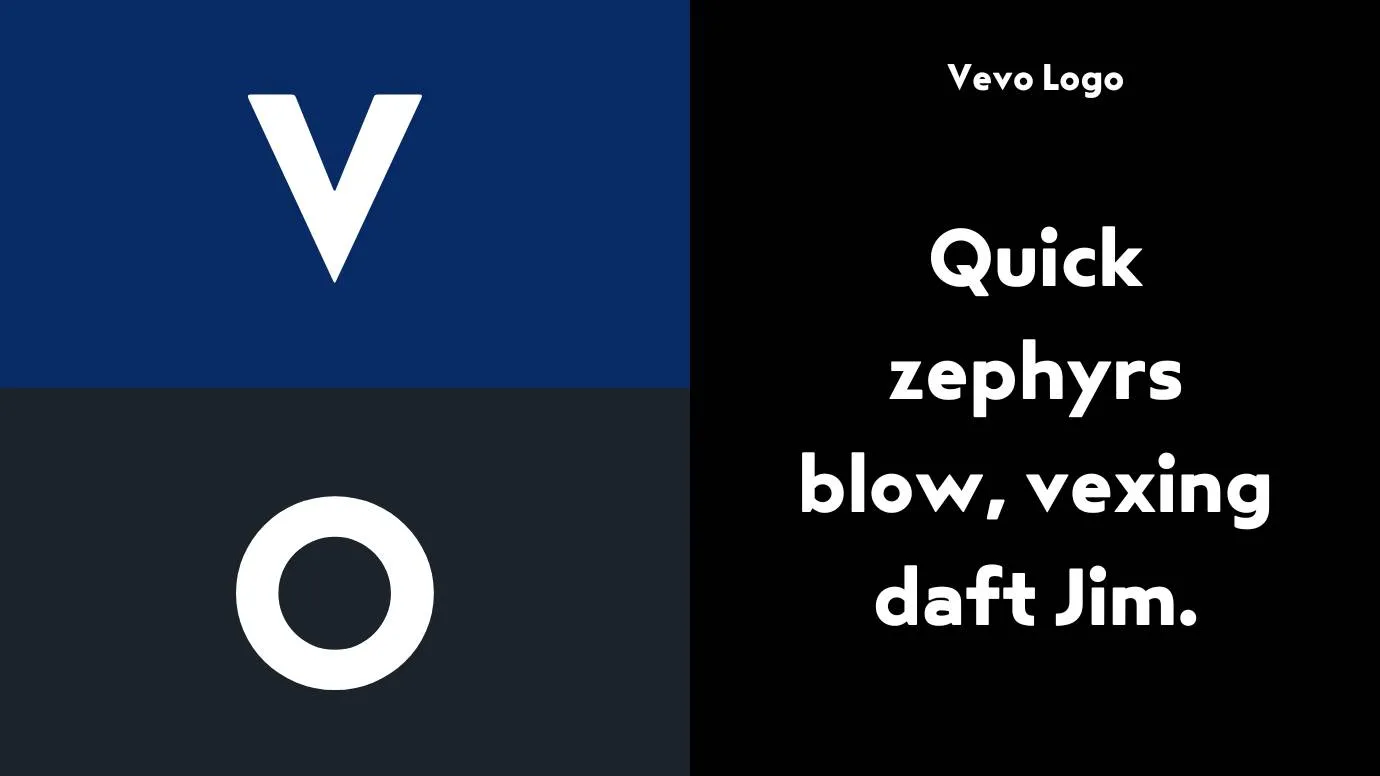 Vevo Logo Font