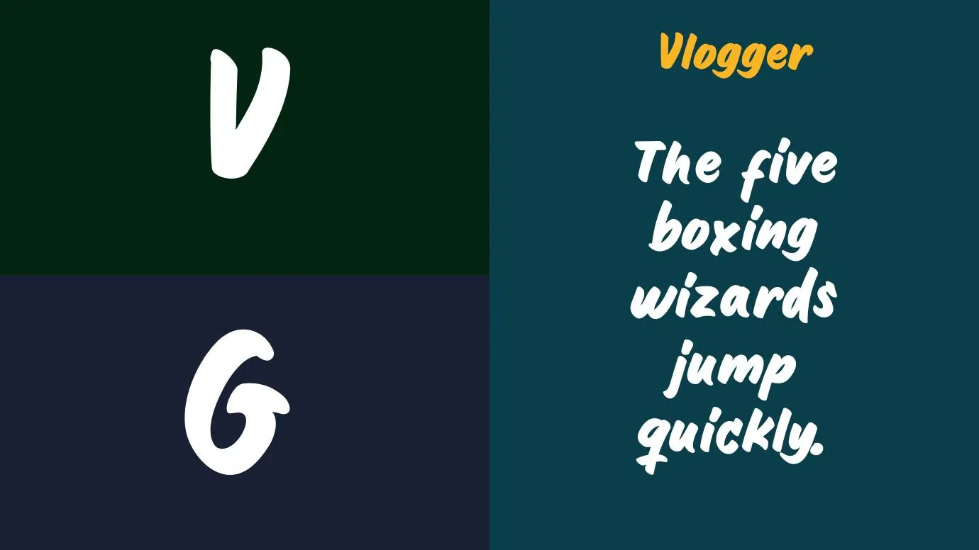 Vlogger Font