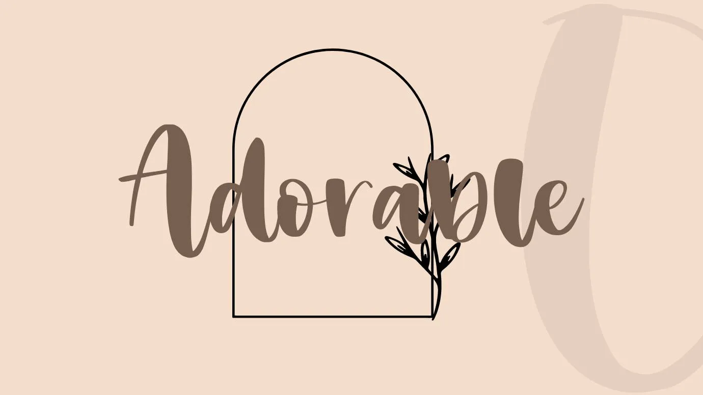 Adorable Font