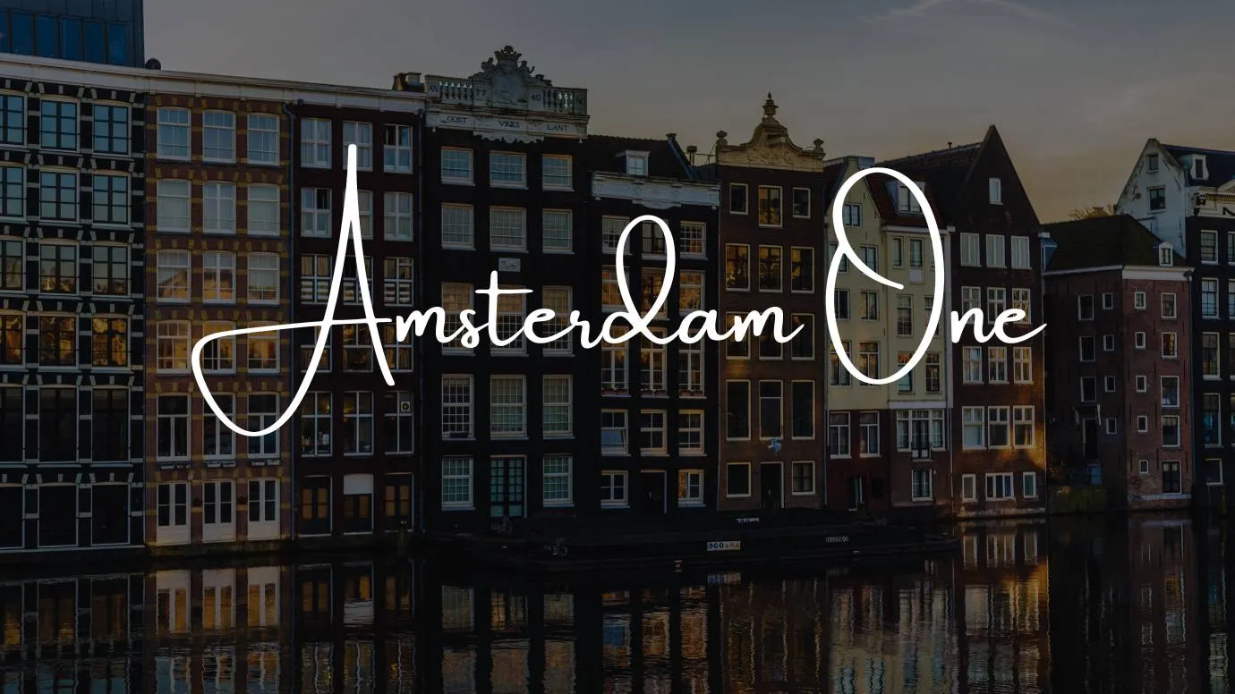 Amsterdam One Font Free Download