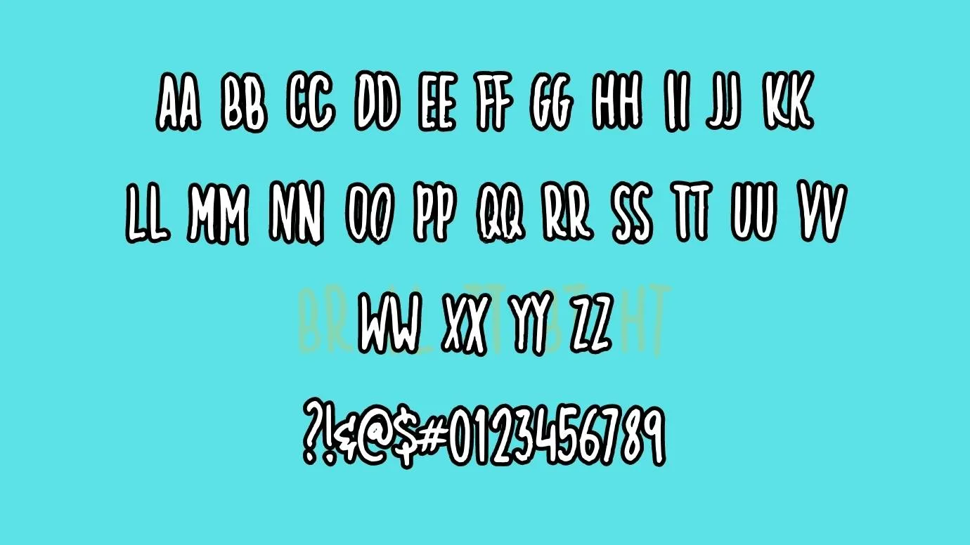 Creamy Coconut Font
