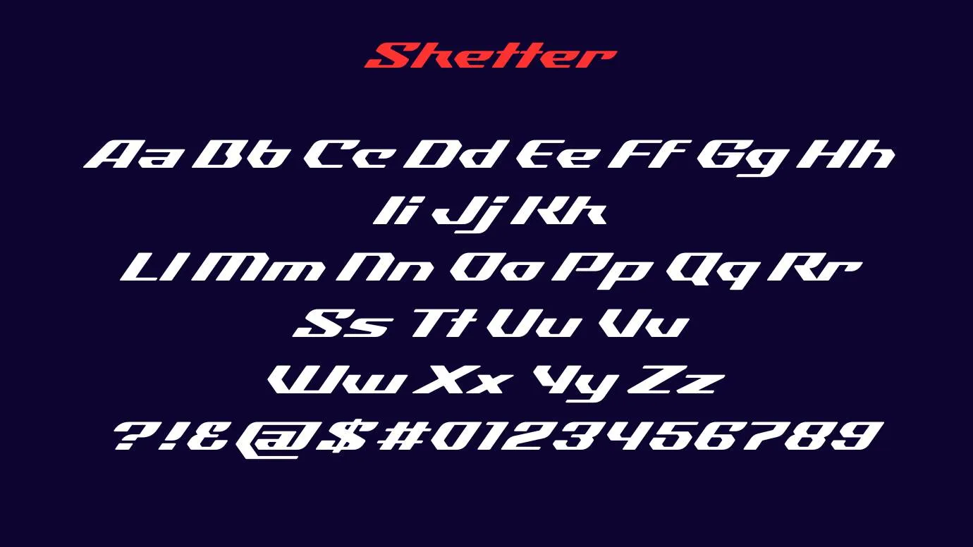 Sketter Font