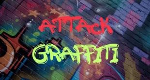 A Attack Graffiti Font