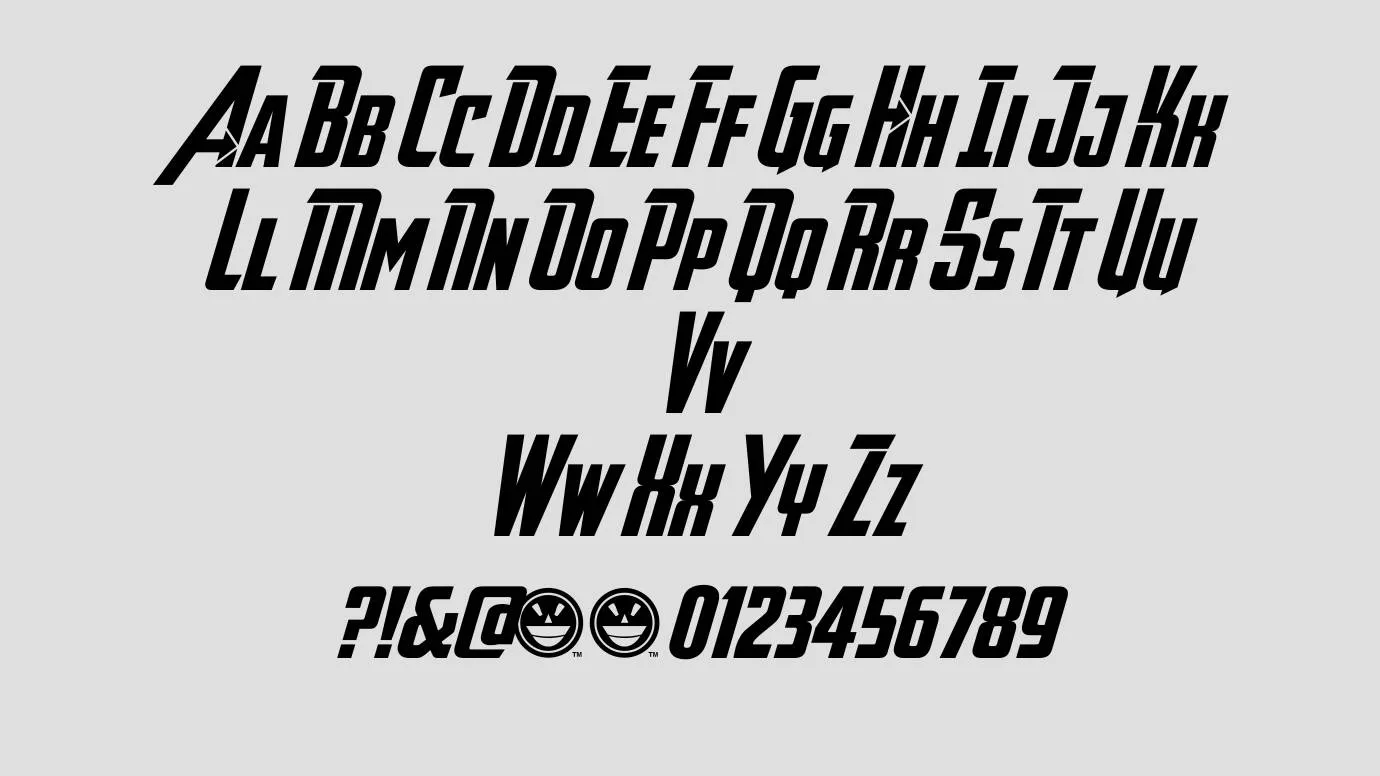 Avengers Font