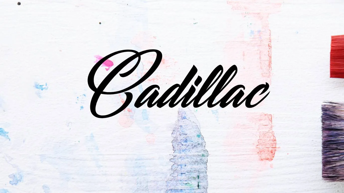 Cadillac Font