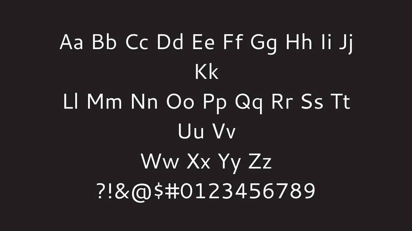 Cantarell Font