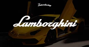 Lamborghini Font