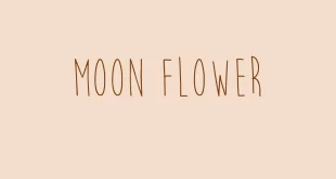 Moon Flower Font