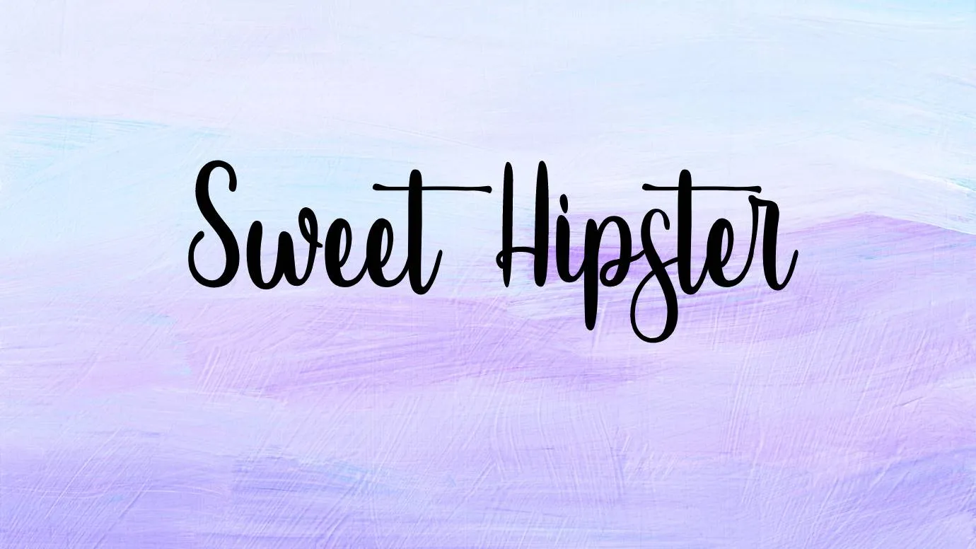 Sweet Hipster Font