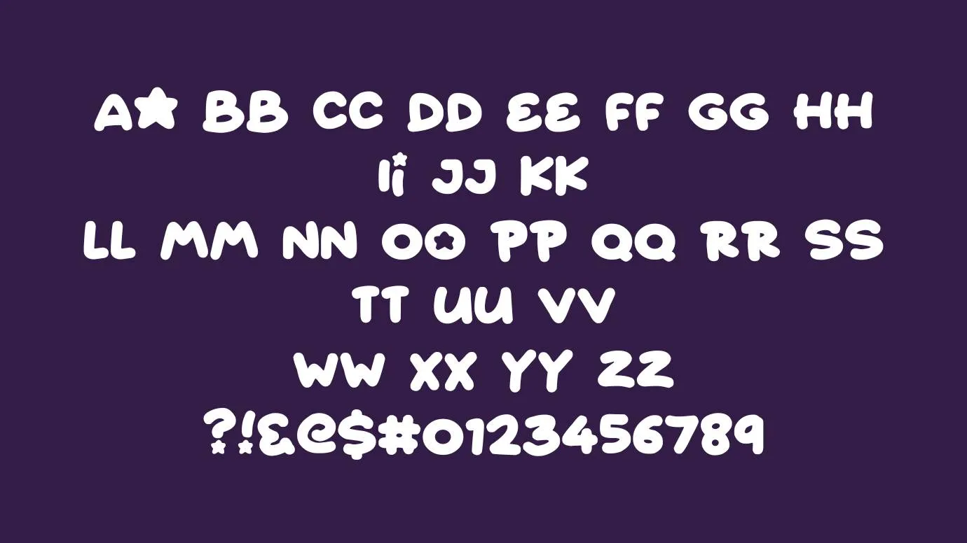 Starborn Font 