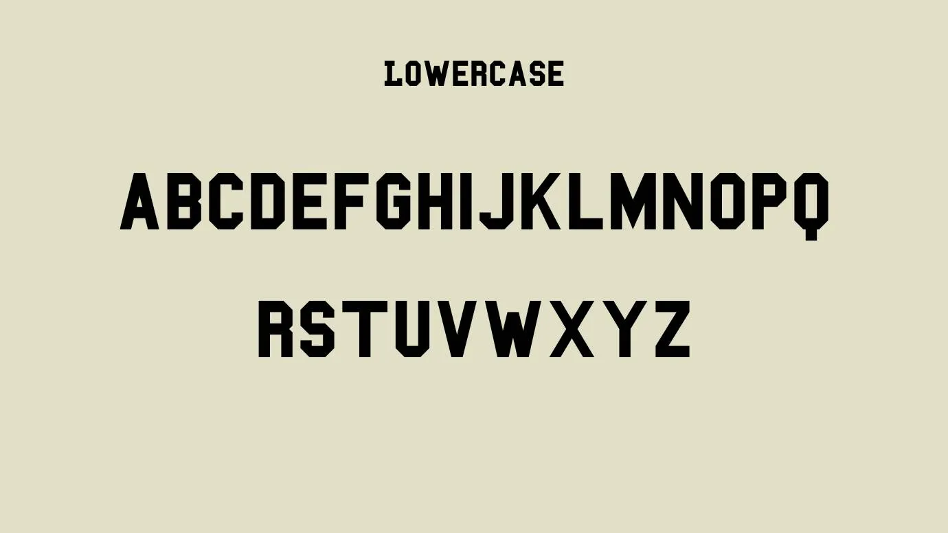 College Font