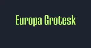 Europa Grotesk SH Font