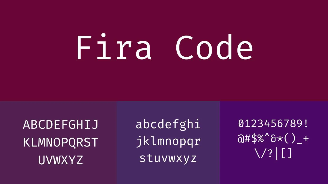 Fira Code Font