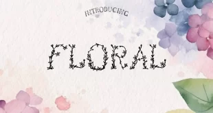 Floral Font