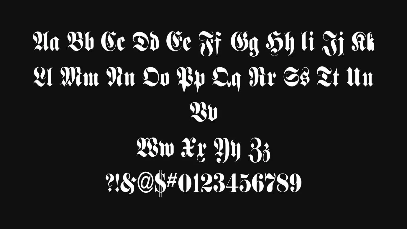 Fraktur Font