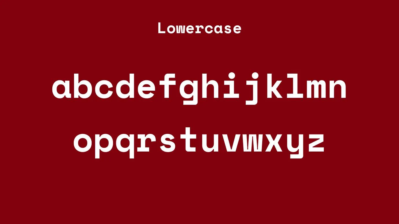 Monospace Font