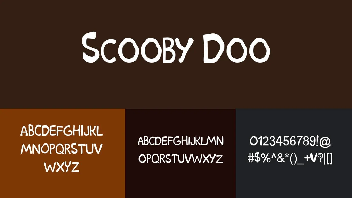 Scooby Doo Font