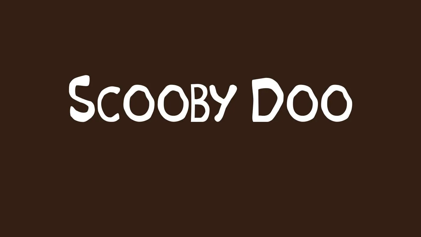 Scooby Doo Font