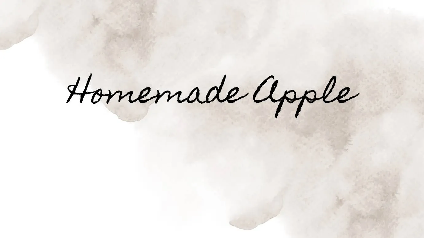 Homemade Font