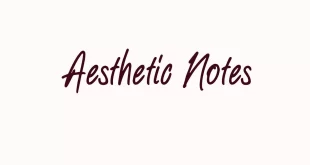 Aesthetic Notes Font